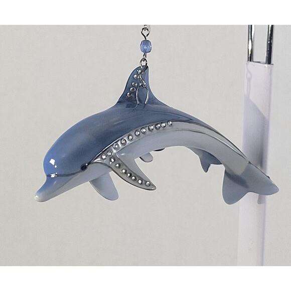 5 Christian Riese Lassen Jeweled Dolphin Ornaments Ocean Reflections 2 & 3 Issue - Picture 4 of 16